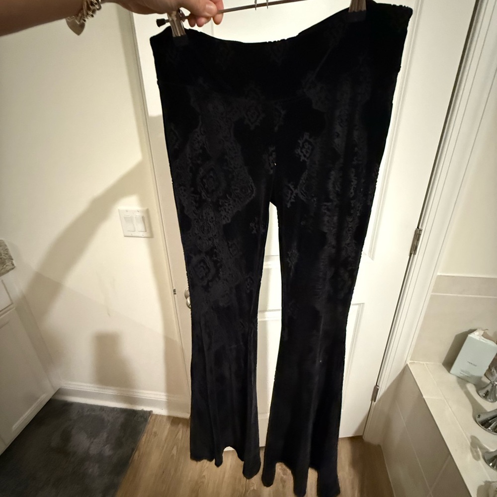 Free People Midnight Velvet Trousers